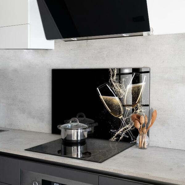 Painel cozinha Brinde da Noite de Champanhe