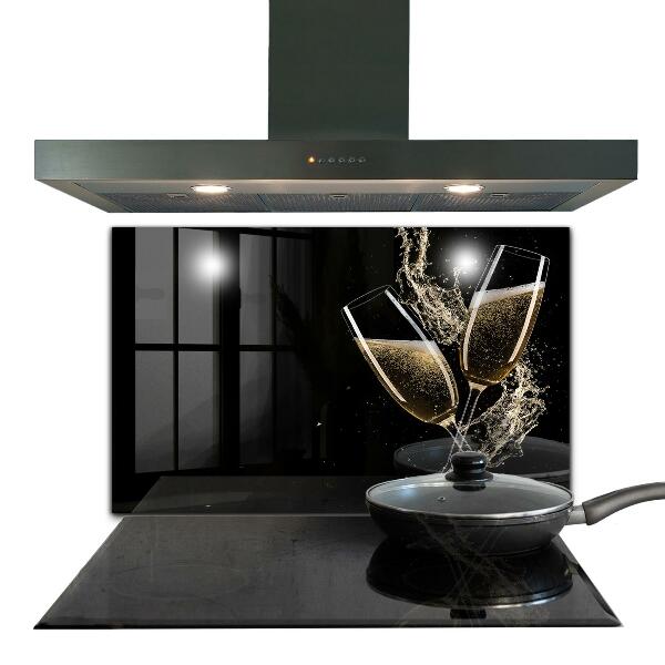 Painel cozinha Brinde da Noite de Champanhe