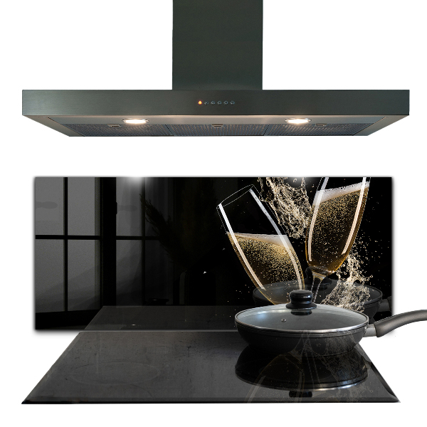 Painel cozinha Brinde da Noite de Champanhe