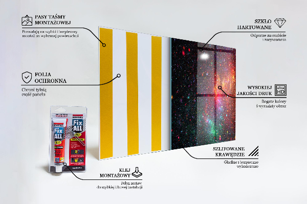 Painel cozinha Fantasia do Caos Galáctico