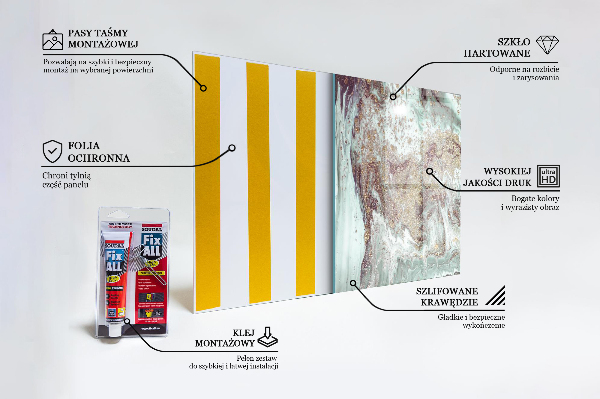 Painel cozinha Textura de pedra de mármore