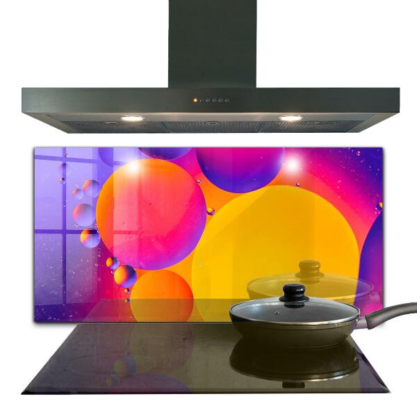Painel para cozinha Círculos Coloridos