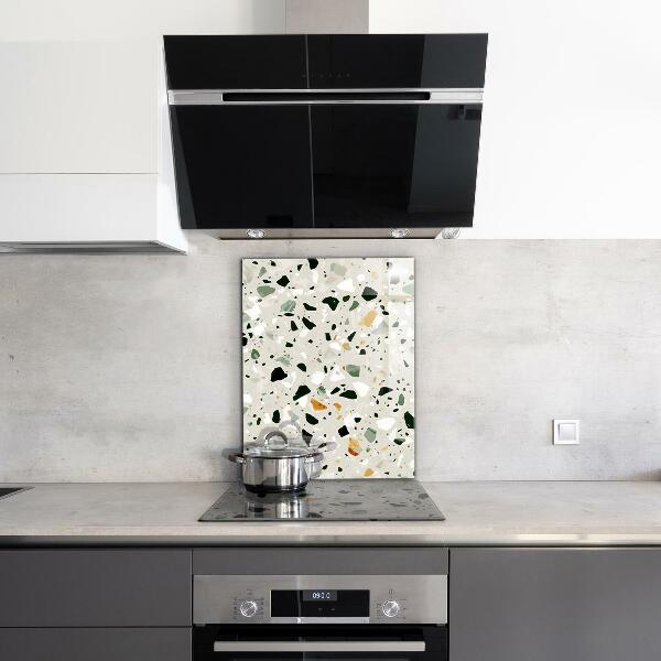 Painel para cozinha Textura Cinza Quartzo Terrazzo