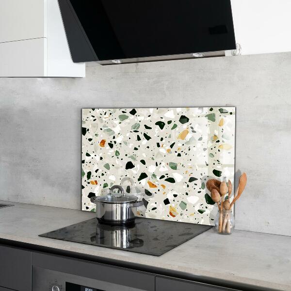 Painel para cozinha Textura Cinza Quartzo Terrazzo