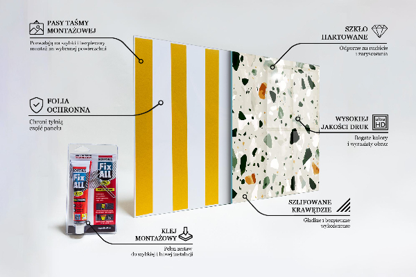 Painel para cozinha Textura Cinza Quartzo Terrazzo