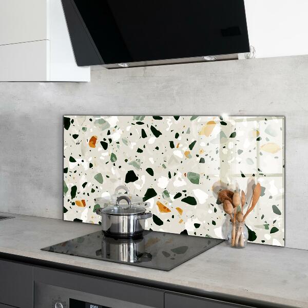 Painel para cozinha Textura Cinza Quartzo Terrazzo
