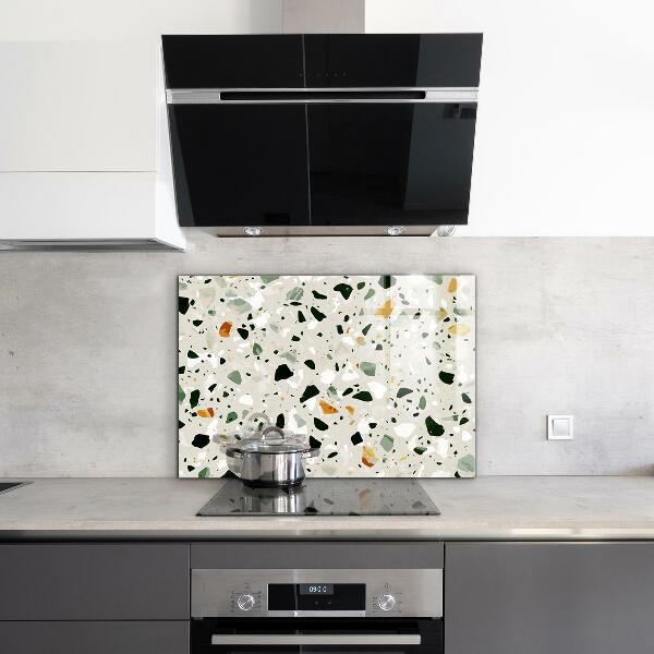 Painel para cozinha Textura Cinza Quartzo Terrazzo