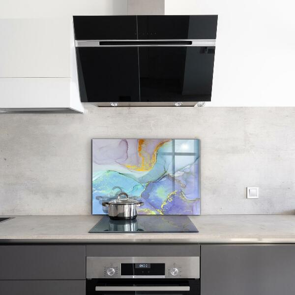 Painel cozinha Abstração de Energia Azul