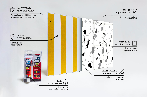 Backsplash cozinha Terrazzo Pedra Terrazzo