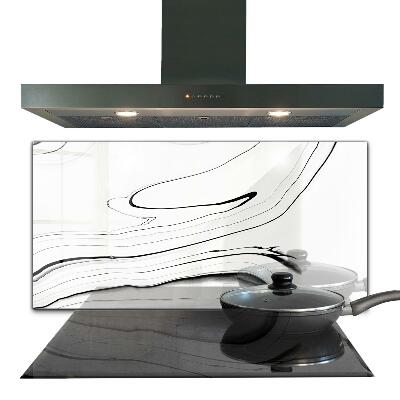 Painel para cozinha Estrutura de Mármore Branco
