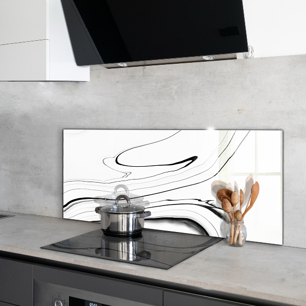 Painel para cozinha Estrutura de Mármore Branco