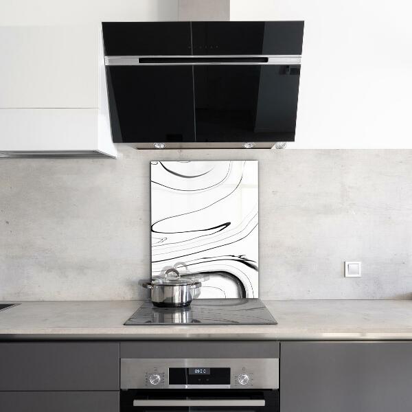 Painel para cozinha Estrutura de Mármore Branco