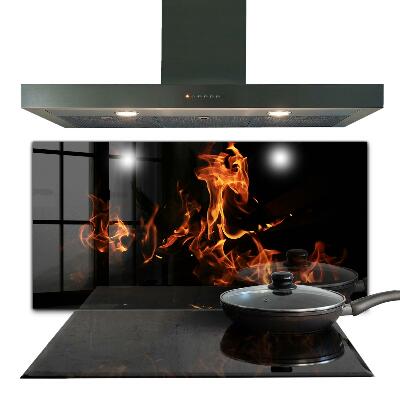 Painel cozinha Flăcări Fierbinți Ale Unui Foc De Tabără