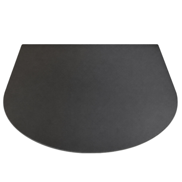 Chapa semioval preta para churrasqueira 80x90 cm