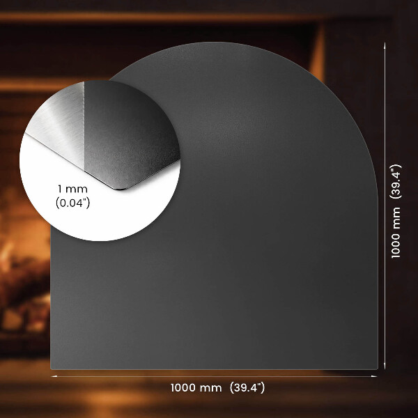 Base para lareira 100x100 cm