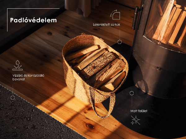 Placa para lareira 80x70 cm