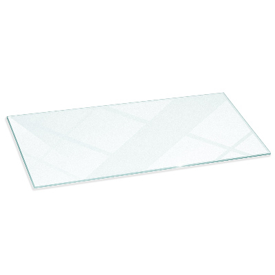 Base de vidro para lareira semitransparente 125x50 cm
