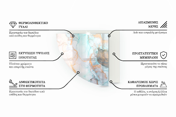 Base de vidro semi-oval para lareira Textura de ferrugem no fundo