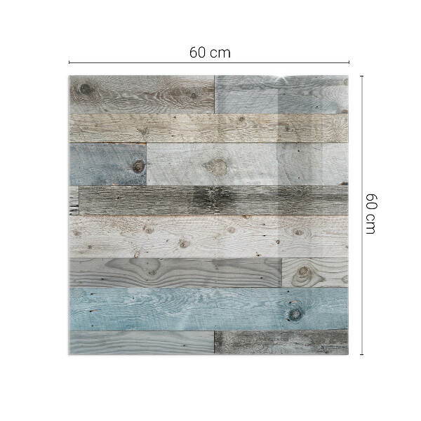 Base de vidro redonda para lareira Tábuas em diferentes tonalidades