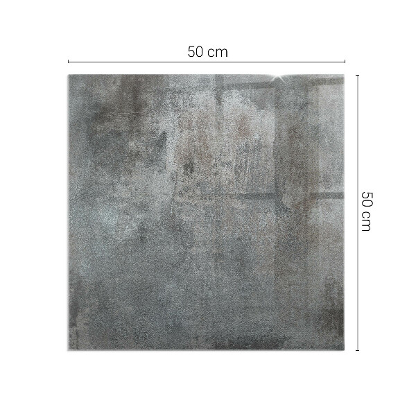 Base de vidro redonda para lareira Textura de superfície bruta