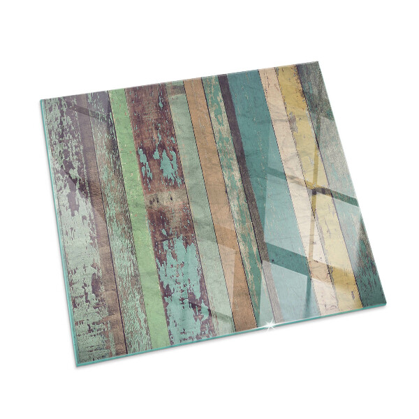 Base de vidro redonda para lareira Tábuas em diferentes tonalidades