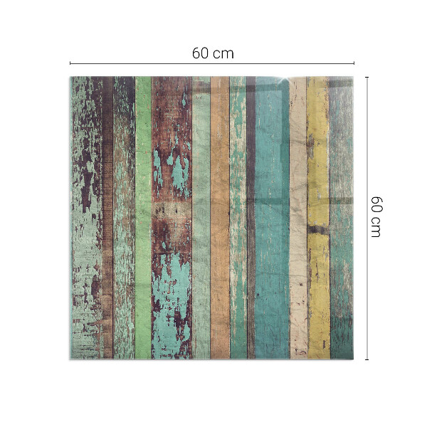 Base de vidro redonda para lareira Tábuas em diferentes tonalidades