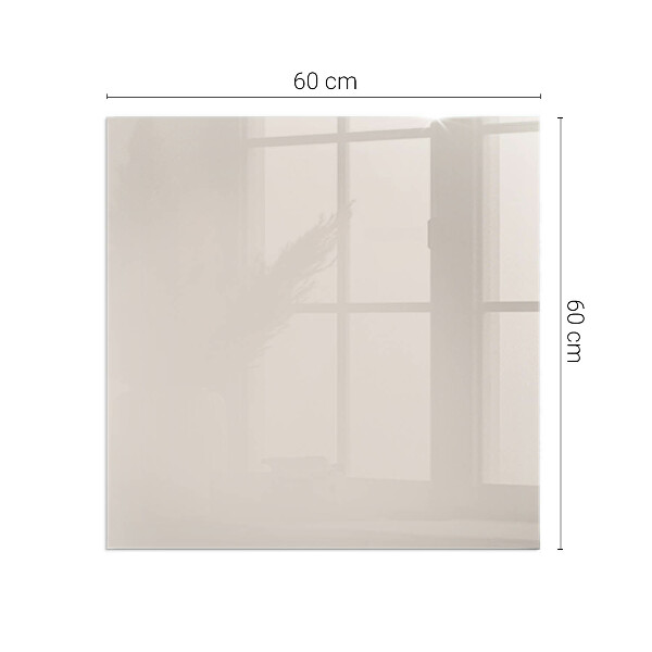 Base de vidro redonda para lareira Cor rosa claro