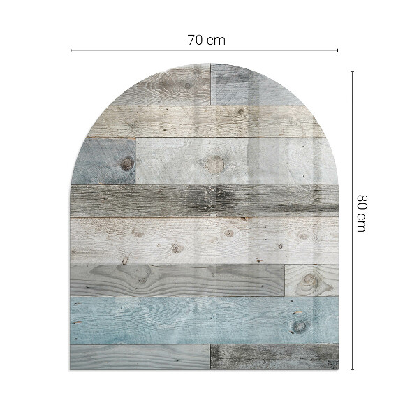 Base de vidro temperado para lareira e fogão Tábuas em diferentes tonalidades