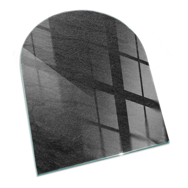 Base de vidro temperado para lareira e fogão textura da superfície da pedra