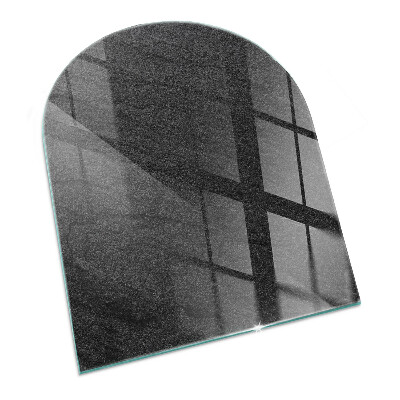 Base de vidro temperado para lareira e fogão textura da superfície da pedra