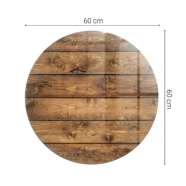 Base de vidro quadrada para lareira Tábua de madeira com veios