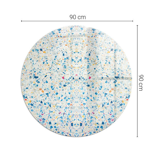 Base de vidro quadrada para lareira Padrão de textura abstrato