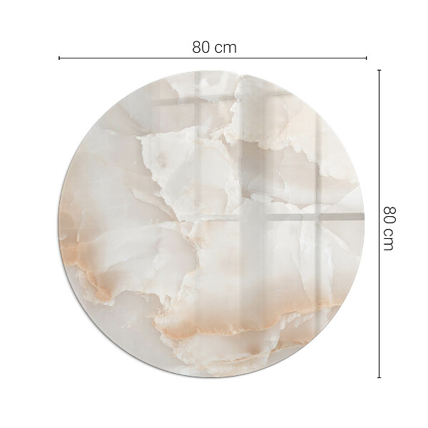 Base de vidro em quarto de círculo para lareira Padrão de pedra natural
