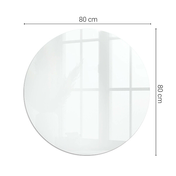 Base de vidro quadrada para lareira Cor branca