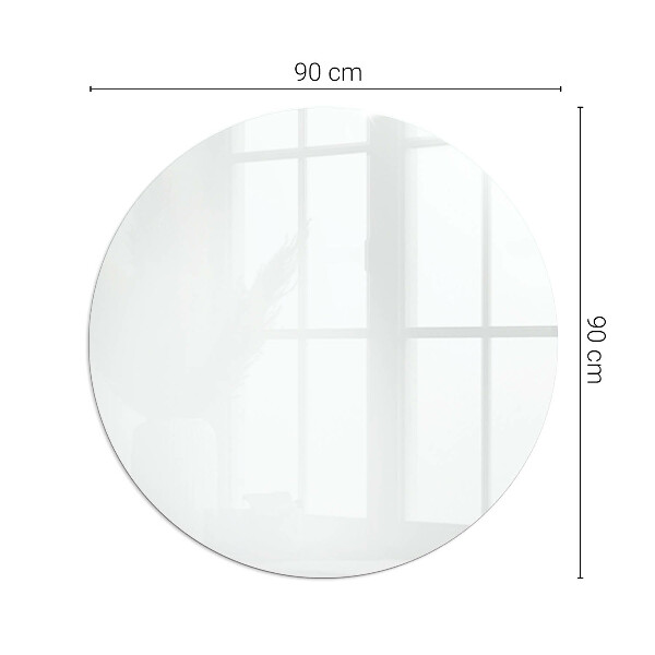 Base de vidro quadrada para lareira Cor branca