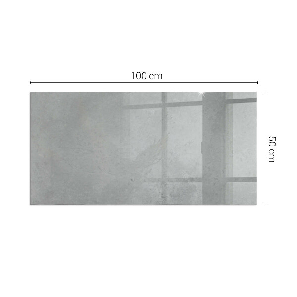 Base de vidro para lareira Textura de concreto com efeito