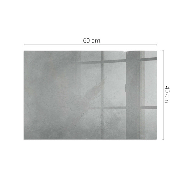 Base de vidro para lareira Textura de concreto com efeito