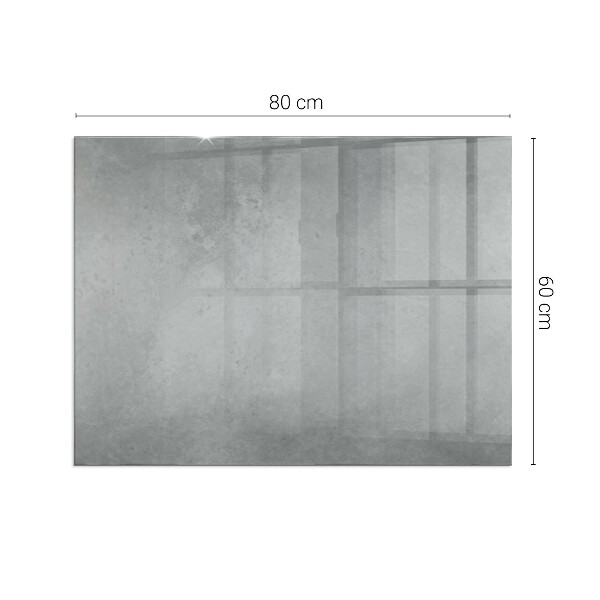 Base de vidro para lareira Textura de concreto com efeito