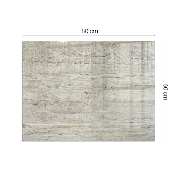 Base de vidro para lareira Textura de madeira clara