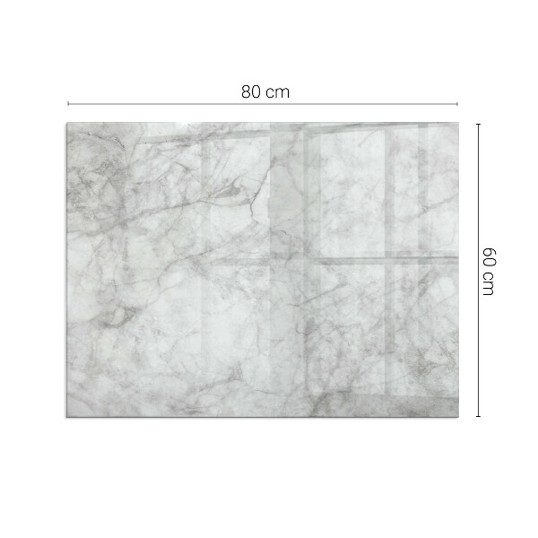 Base de vidro temperado para lareira Padrão de estrutura de mármore