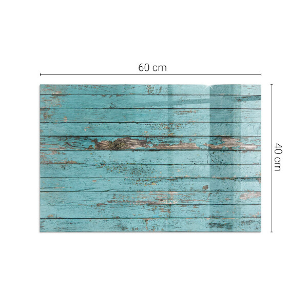 Base de vidro para lareira Tábuas em estilo rústico