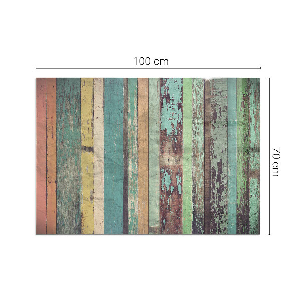 Base de vidro para lareira Tábuas em diferentes tonalidades