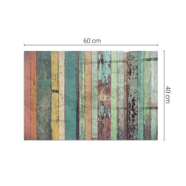 Base de vidro para lareira Tábuas em diferentes tonalidades