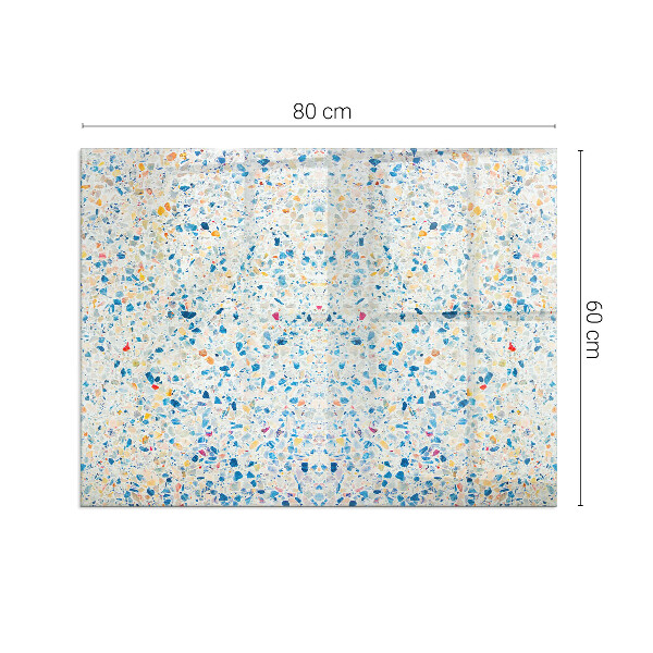 Base de vidro temperado para lareira Padrão de textura abstrato