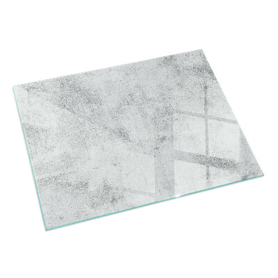 Base de vidro para lareira textura de concreto bruto