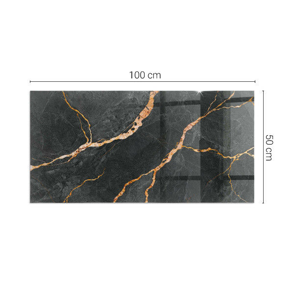 Base de vidro temperado para lareira Mármore elegante com veios