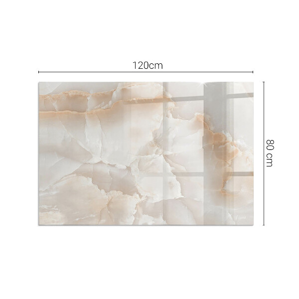 Base de vidro para lareira Padrão de pedra natural