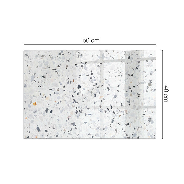 Base de vidro temperado para lareira Padrão de pedra com partículas