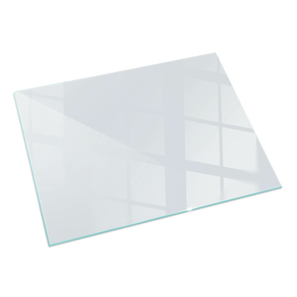 Base de vidro temperado para lareira Cor branca