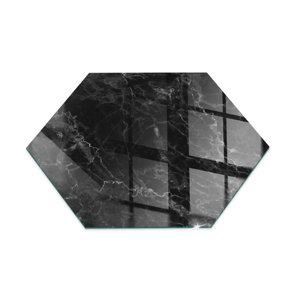 Base de vidro para proteção do piso Elegante padrão de mármore